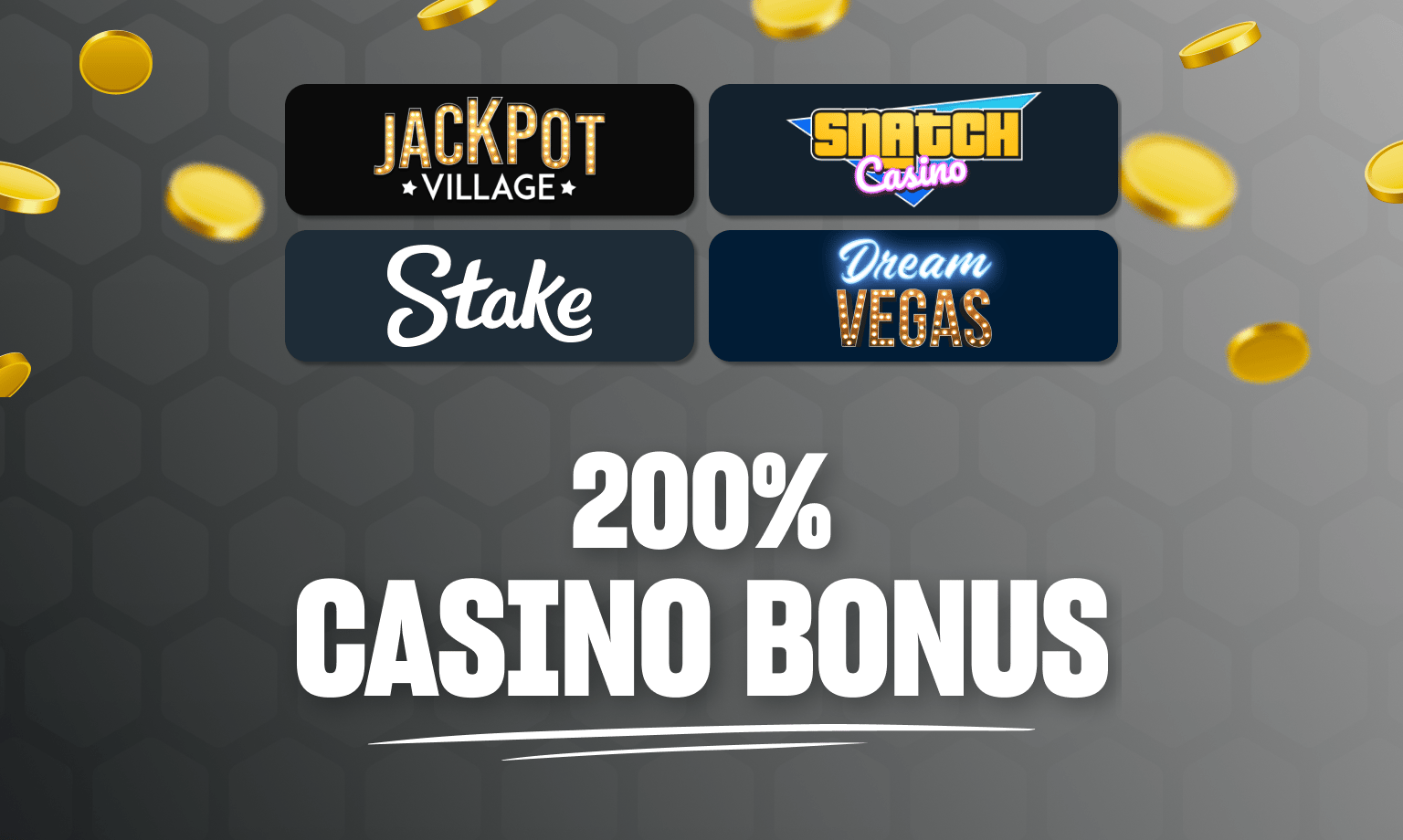 casinoer som matcher ditt første innskudd med 200%