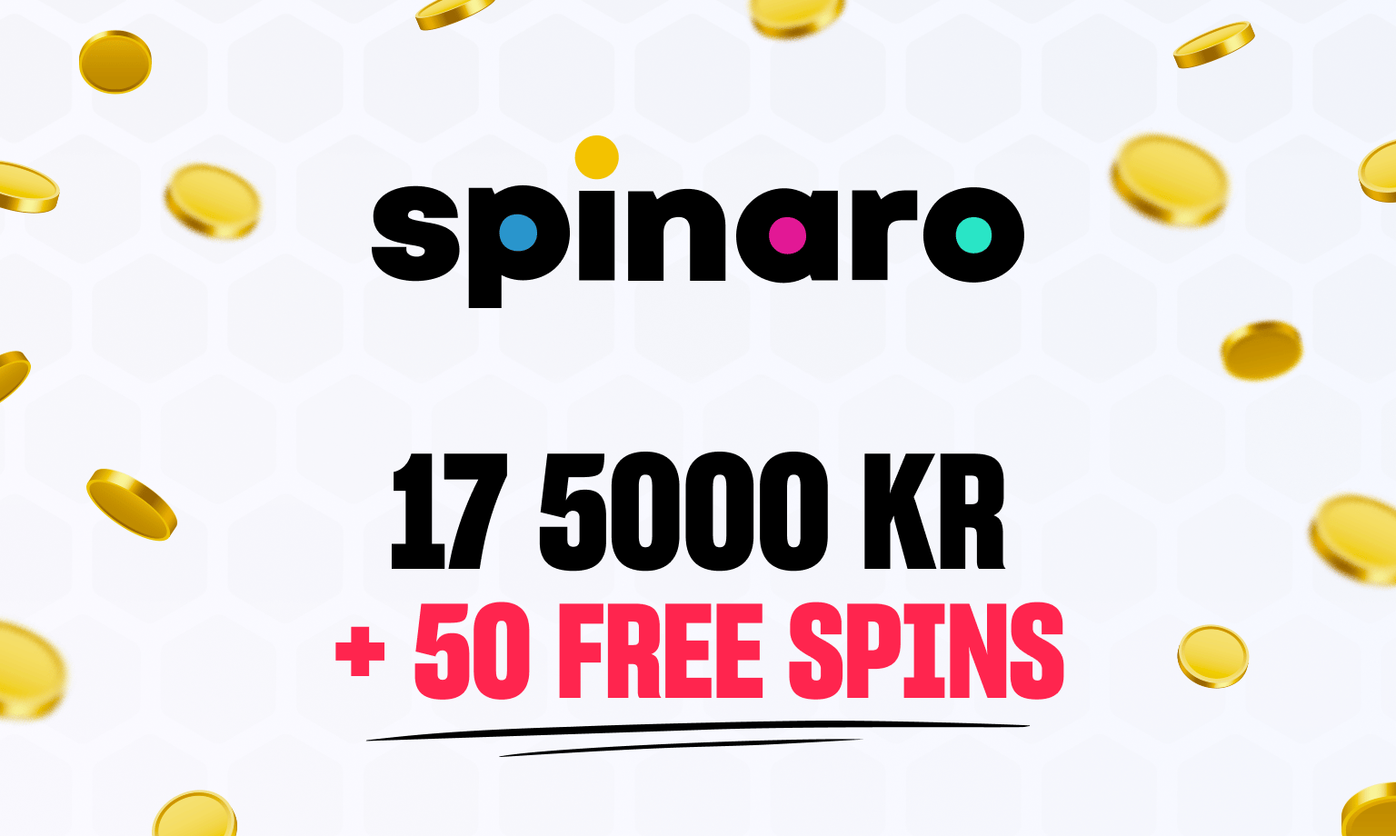 spinaro casinos har en firedelt velkomstpakke til nye spillere