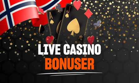 live casino bonus for norske spillere