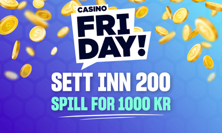 Casino Friday matcher innskuddet ditt 400%