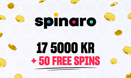 spinaro casinos har en firedelt velkomstpakke til nye spillere