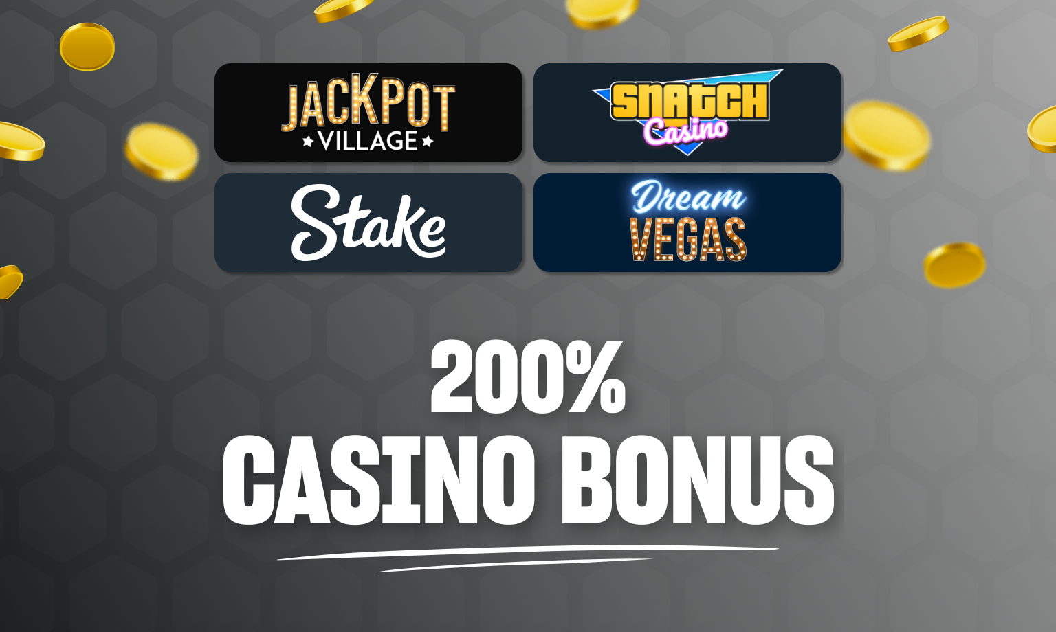 casinoer som matcher ditt første innskudd med 200%