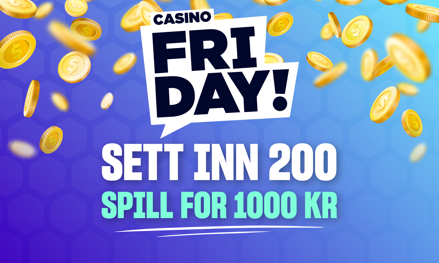 Casino Friday matcher innskuddet ditt 400%
